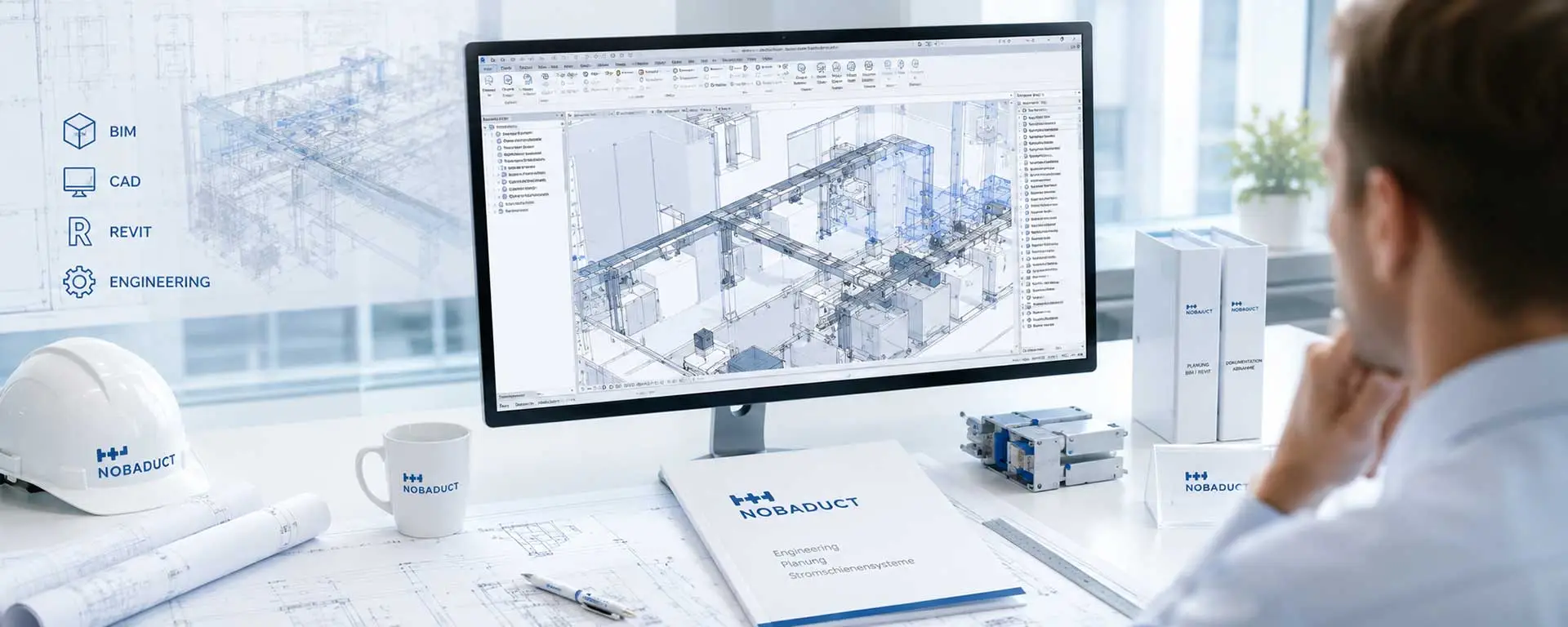 Planung mit NOBADUCT: BIM / CAD / Revit