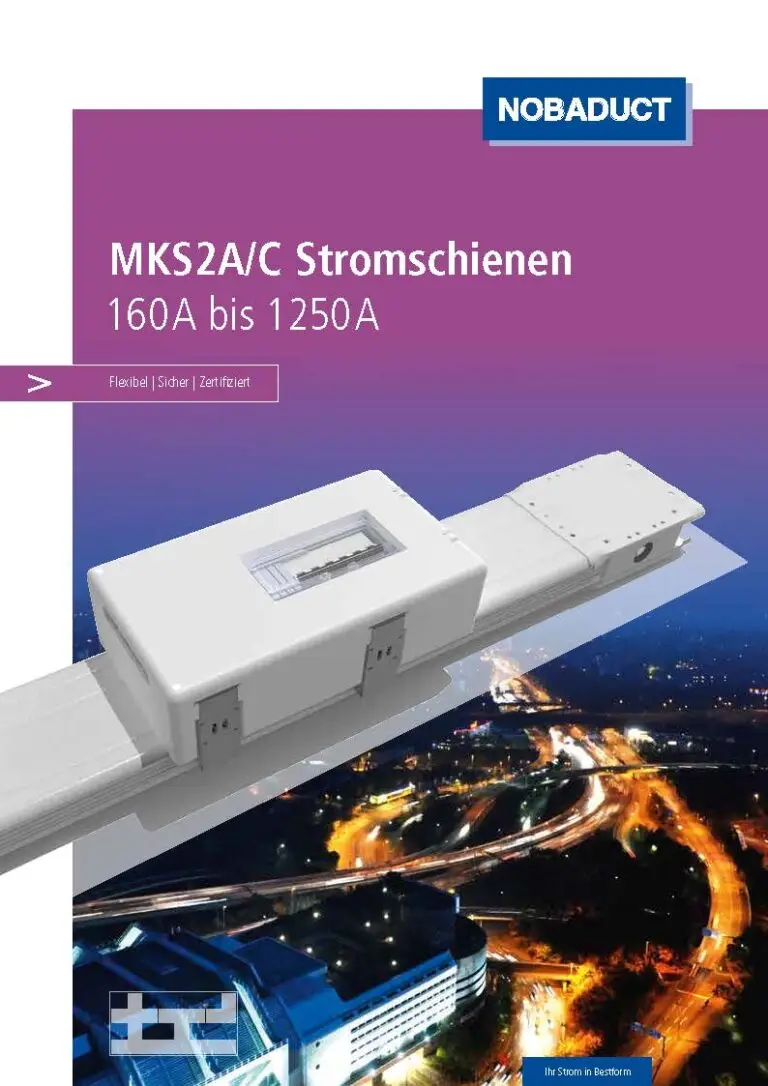 NOBADUCT MKS2AC Stromschienen